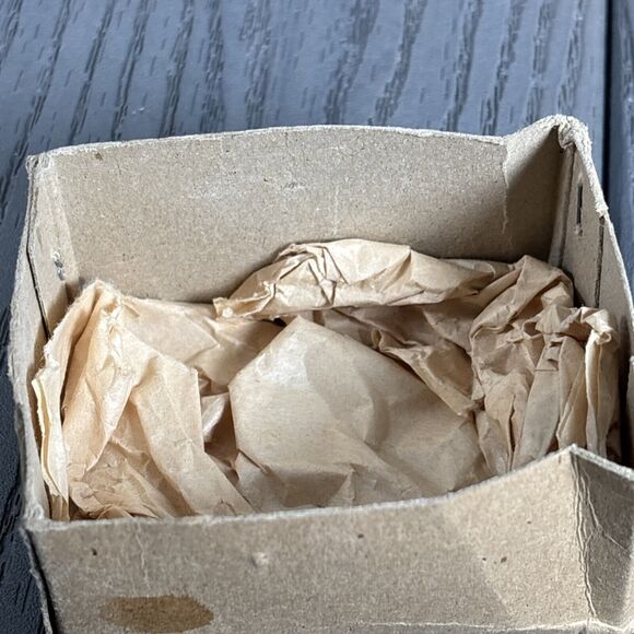 NOS New Trinket Box Silver Tone Velvet Lined Footed Ornate Small - Alexanders - Picture 7 of 7